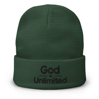 God is Unlimited 2 Embroidered Beanie