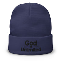 God is Unlimited 2 Embroidered Beanie