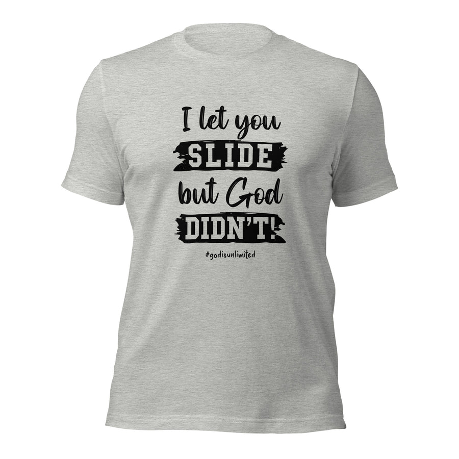 Slide Unisex Black T-Shirt