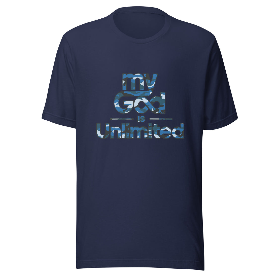 Blue Army Camo Unisex T-Shirt