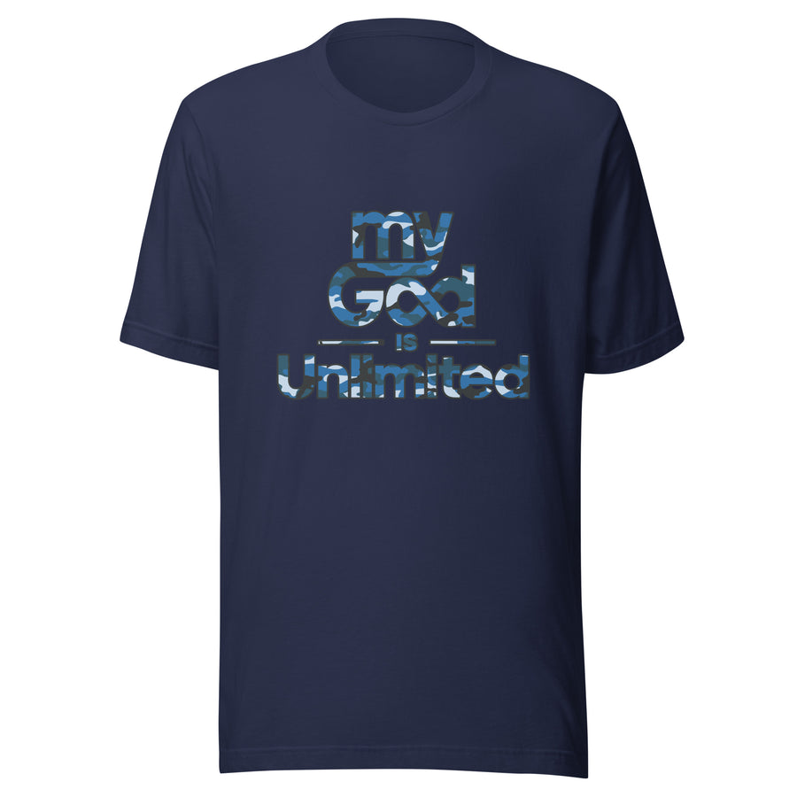 Blue Army Camo Unisex T-Shirt