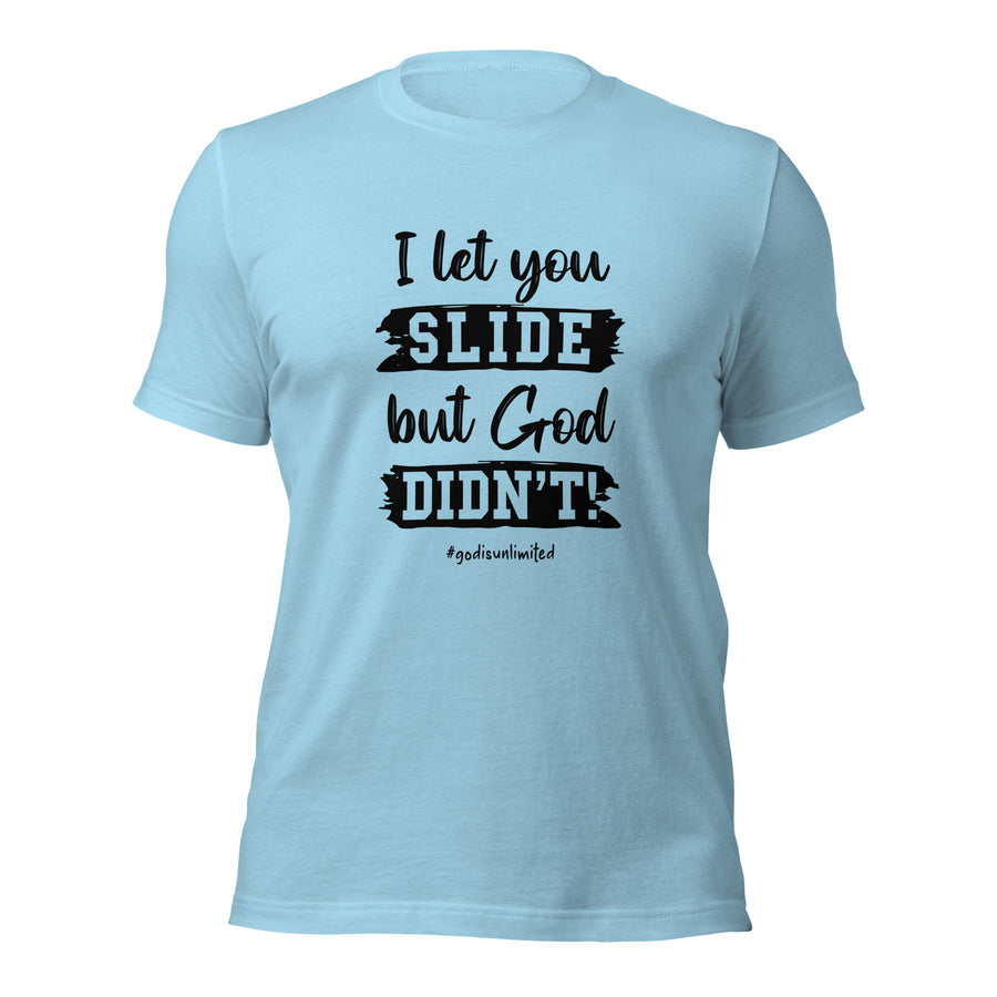 Slide Unisex Black T-Shirt