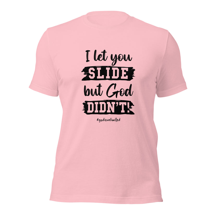 Slide Unisex Black T-Shirt