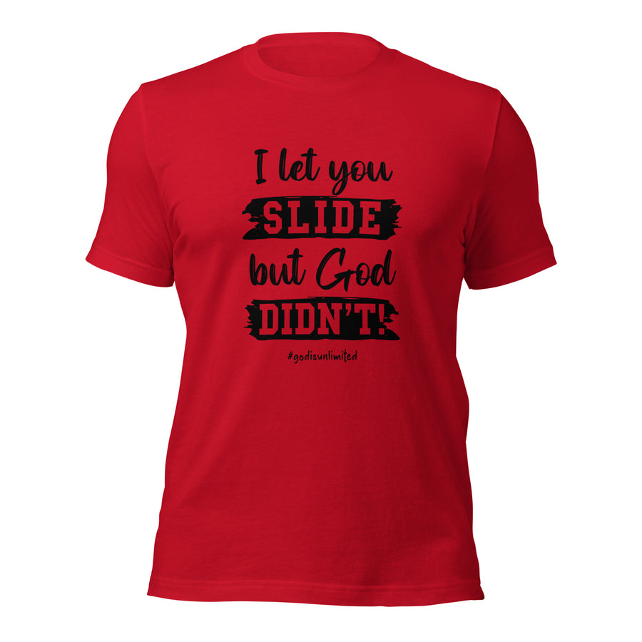 Slide Unisex Black T-Shirt