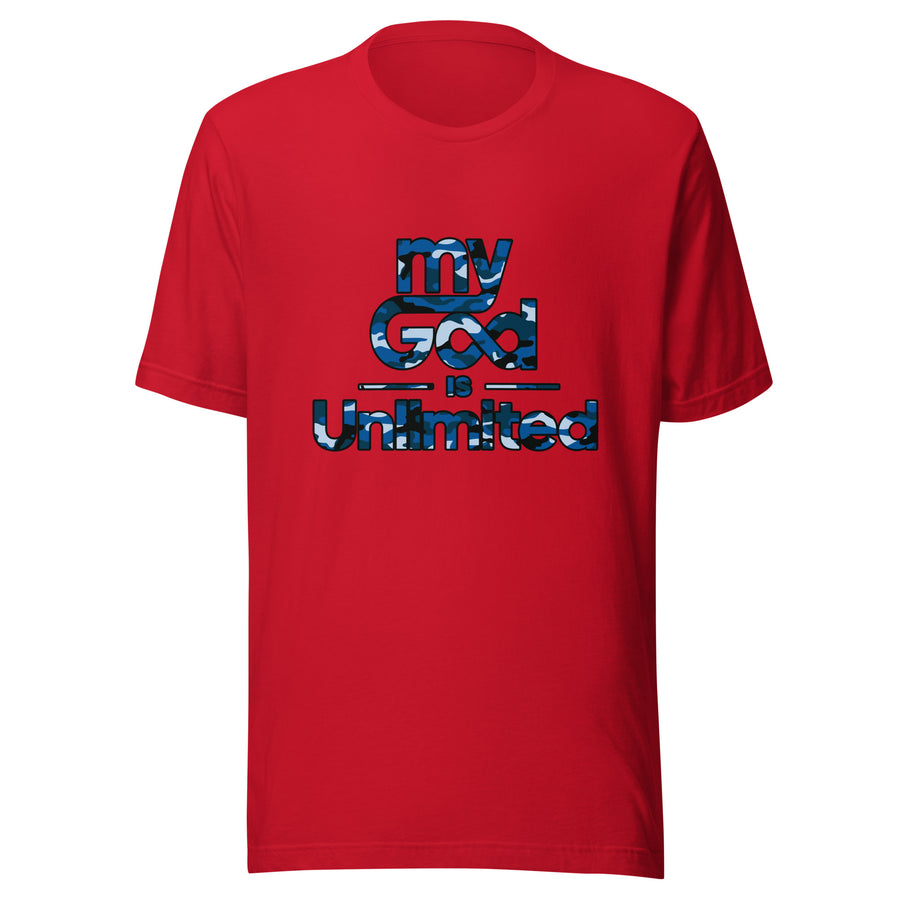 Blue Army Camo Unisex T-Shirt