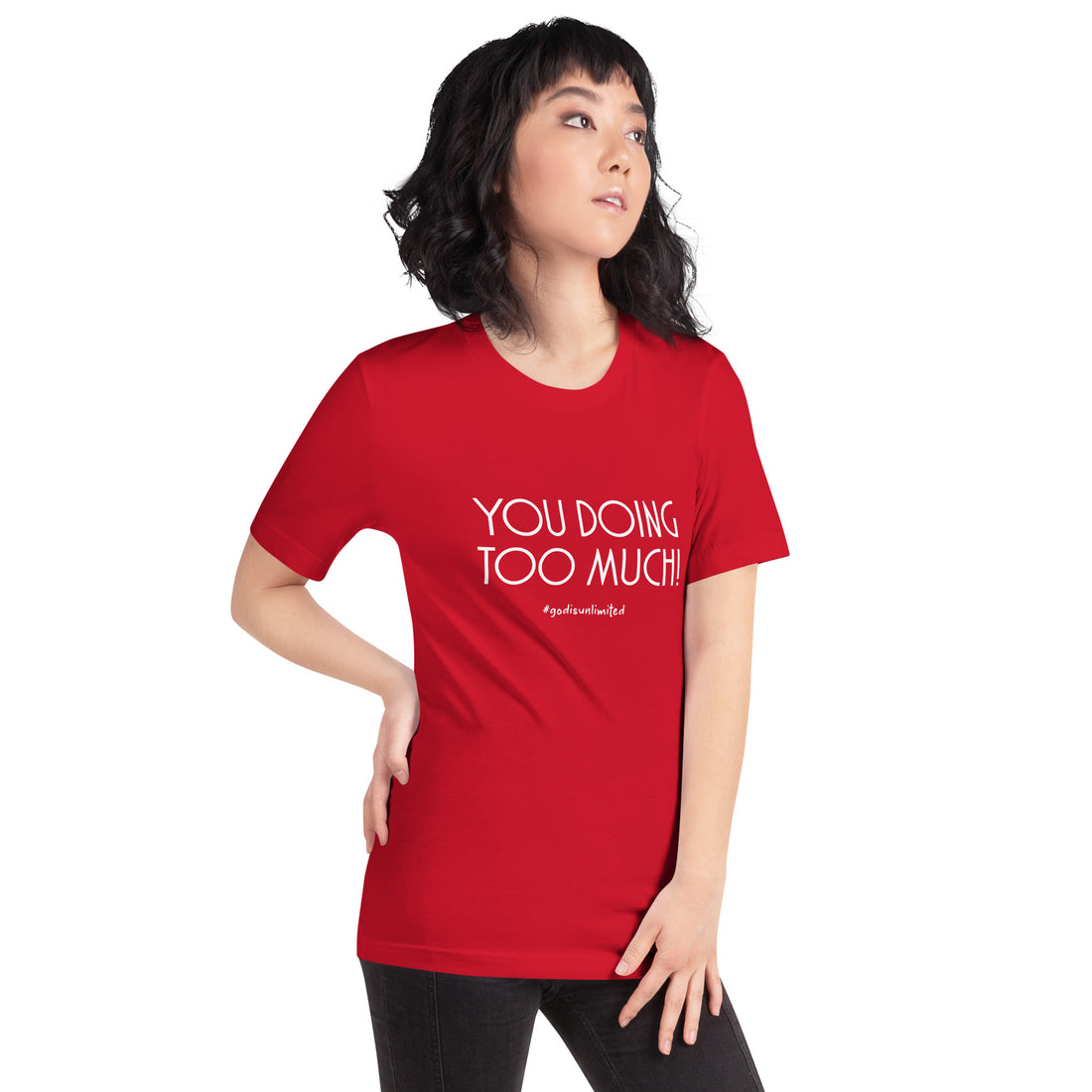 Too Much White Unisex T-Shirt