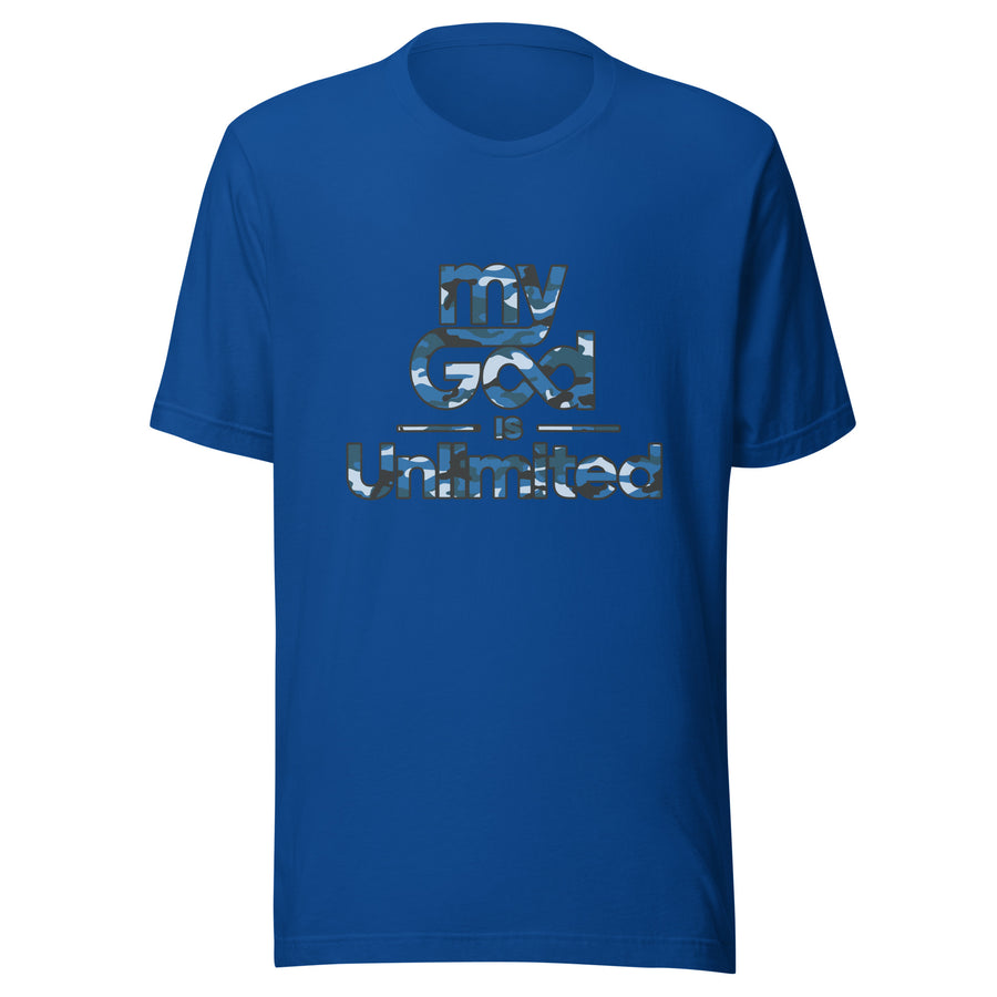 Blue Army Camo Unisex T-Shirt