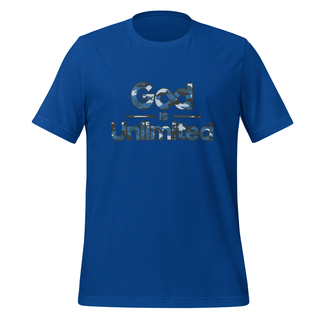Blue Camo 2 Unisex T-Shirt
