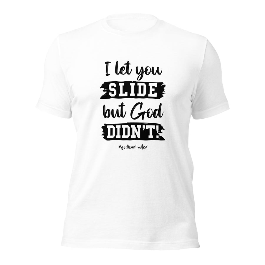 Slide Unisex Black T-Shirt