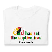 Captive Free Juneteenth Unisex T-Shirt