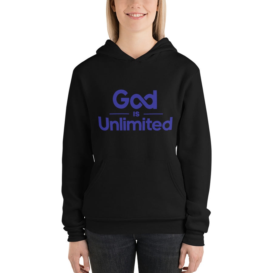 Unisex God is Unlimited Royal Blue Hoodie