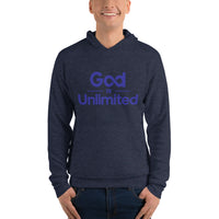 Unisex God is Unlimited Royal Blue Hoodie