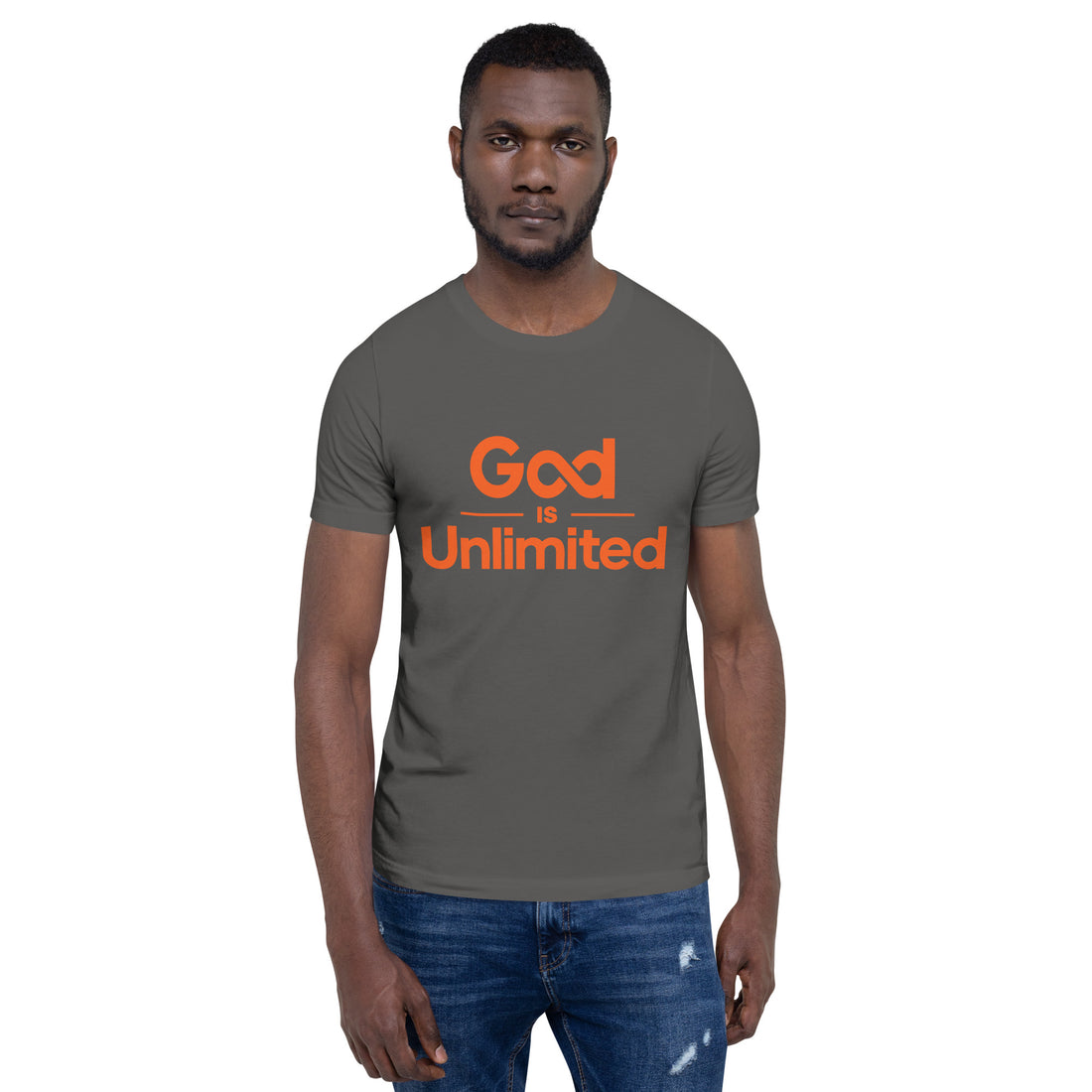 God is Unlimited Orange Unisex T-Shirt