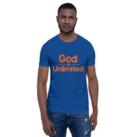 God is Unlimited Orange Unisex T-Shirt