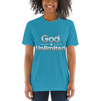 God is Unlimited Grey Unisex Short Sleeve T-Shirt