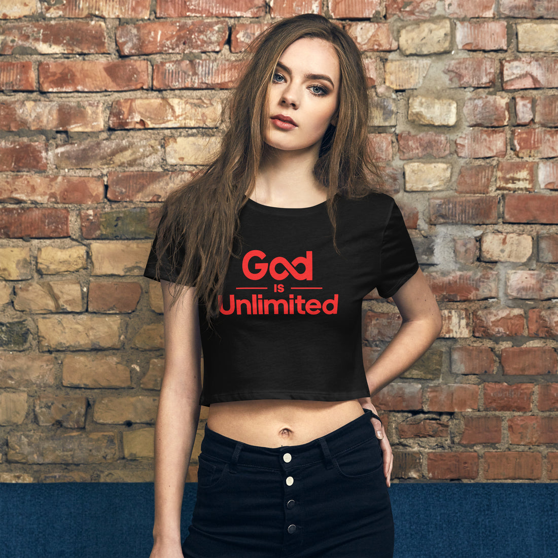 God is Unlimited Women’s Crop Tee